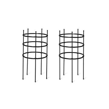 Gardener's Supply Company Titan Peony Plant Support Stakes | Made with Durable Metal Core and Polyet...