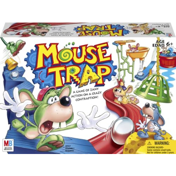 Hasbro Gaming Mouse Trap Kids Board Game - Fun Family Activity