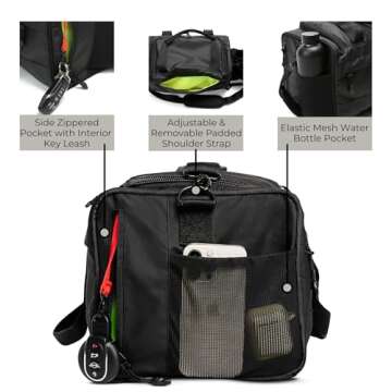 Vooray 22L Boost Duffel Bag – Small Travel & Sports Gym Bag for Women and Men with Shoe Pocket, Weekender for Overnight Football, Travel, Hospital Stays or Workout