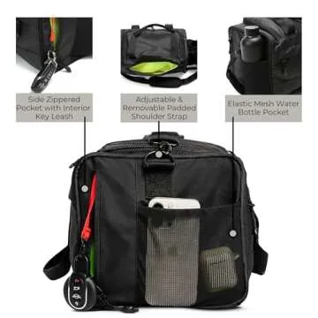 Vooray 22L Boost Duffel Bag – Small Travel & Sports Gym Bag for Women and Men with Shoe Pocket, Weekender for Overnight Football, Travel, Hospital Stays or Workout