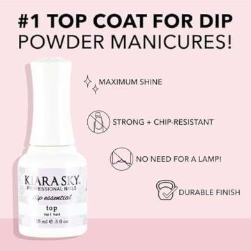 KIARA SKY Professional - Dip Manicure Nail Liquid Essentials - Long Lasting Nail Gel - Essentials Na...