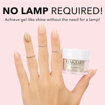 KIARA SKY Professional - Dip Manicure Nail Liquid Essentials - Long Lasting Nail Gel - Essentials Nail Design for Nail Art - Dip Liquids for Nails Repair Treatment 0.5 fl oz, Top & Base Coat Duo