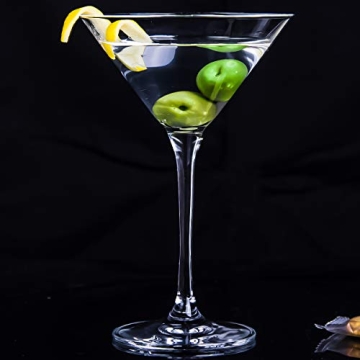 Elegant FAWLES Crystal Martini Glasses Gift Set