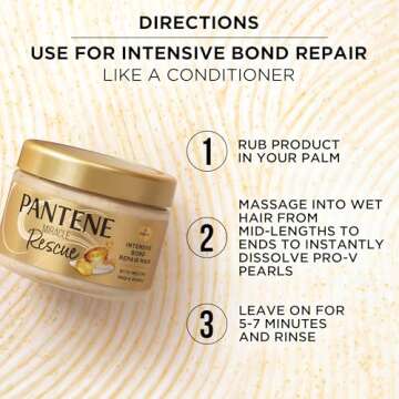 Pantene Miracle Rescue Hair Mask for Deep Bond Repair