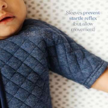 HALO Easy Transition Sleepsack Wearable Blanket, TOG 1.5, Heather Grey, Medium