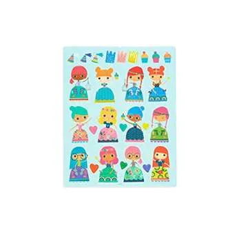 OOLY Reusable Sticker Scenes: Princess Garden Gift for Kids