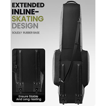 OutdoorMaster Golf Bag - Waterproof & Heavy Duty Travel Bag