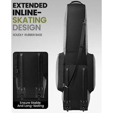 OutdoorMaster Golf Bag - Waterproof & Heavy Duty Travel Bag