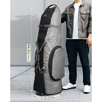 OutdoorMaster Golf Bag - Waterproof & Heavy Duty Travel Bag