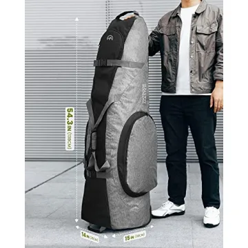 OutdoorMaster Golf Bag - Waterproof & Heavy Duty Travel Bag