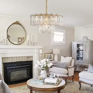 AGV LIGHTING CH010 Crystal Chandelier Vintage Pendant Lighting