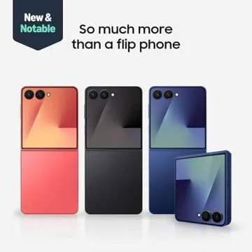 Samsung Galaxy Z Flip7 Cell Phone, 512GB AI Smartphone, Unlocked Android, Long Battery Life, 2025, U...