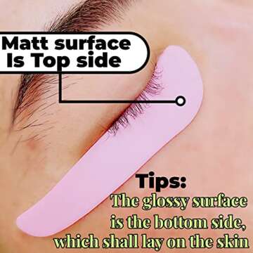 Reusable Silicone Eye Patches for Lash Lifts and Extensions