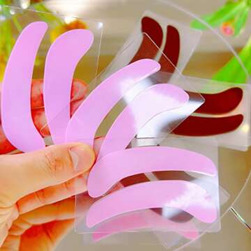 Reusable Silicone Eye Patches for Lash Lifts and Extensions