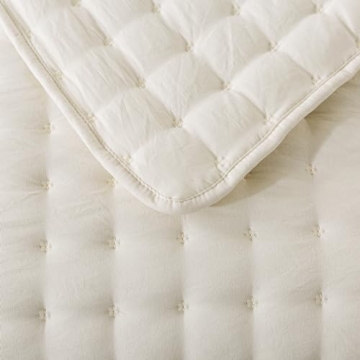 WDCOZY Ivory King Size Quilt Set for Every Season