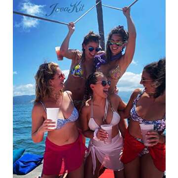 JOVAKIT Polarized Heart Sunglasses for Women Fashion Lovely Style Metal Frame UV400 Protection Lens (Gold/Rainbow Mirror)