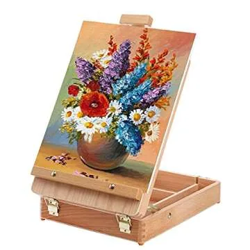 DEAYOU Beechwood Portable Sketchbox for Artists
