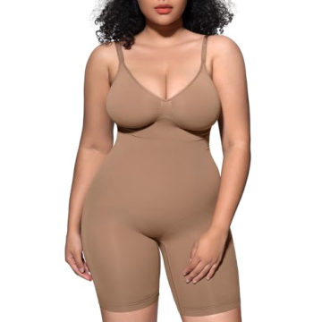 PUMIEY Shapewear Bodysuit: Ultimate Tummy Control & Butt Lift for Women