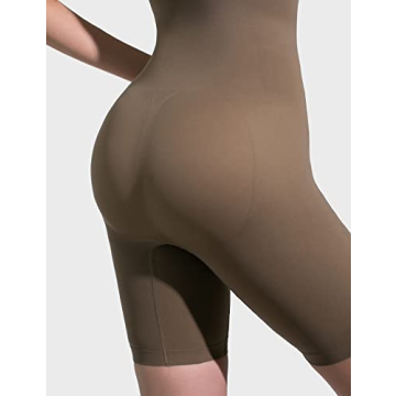 PUMIEY Women's Sculpting Shapewear Bodysuit Tummy Control