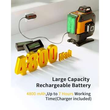 Precision Laser Level Tool for DIY Projects and Construction