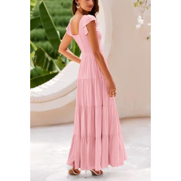 PRETTYGARDEN Women's Flowy Maxi Dress for Summer Style