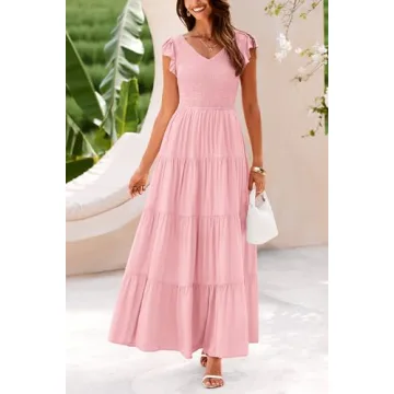 PRETTYGARDEN Women's Flowy Maxi Dress for Summer Style