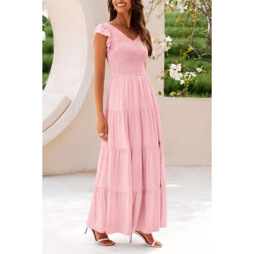 PRETTYGARDEN Women's Flowy Maxi Dress for Summer Style