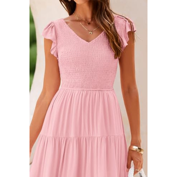 PRETTYGARDEN Women's Flowy Maxi Dress for Summer Style