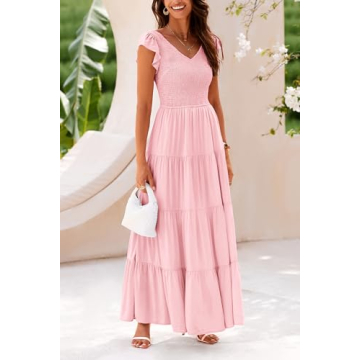 PRETTYGARDEN Women's Flowy Maxi Dress for Summer Style