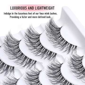 Natural Cat Eye Lashes with Clear Band - KSYOO
