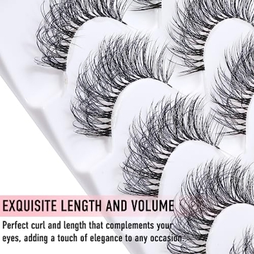 Natural Cat Eye Lashes with Clear Band - KSYOO