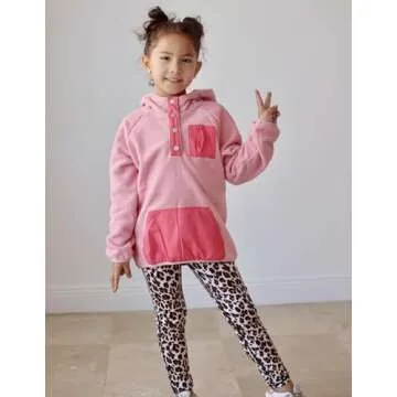 Stylish Arshiner Girls Fleece Pullover Hooded Sweatshirt