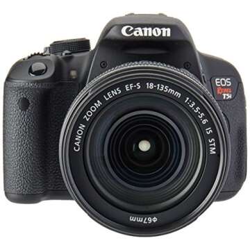 Canon EOS Rebel T5i 18.0 MP CMOS Digital SLR with 18-135mm EF-S is STM Lens