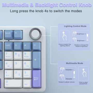 AULA F99 Pro: Tri-Mode Wireless Mechanical Keyboard