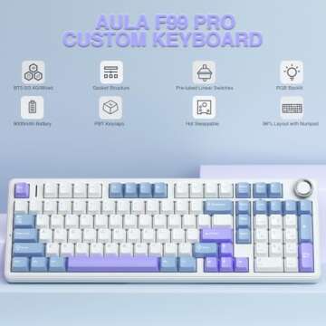 AULA F99 Pro: Tri-Mode Wireless Mechanical Keyboard