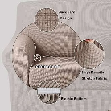 Stylish Turquoize 2 Piece Chair Covers Washable For You