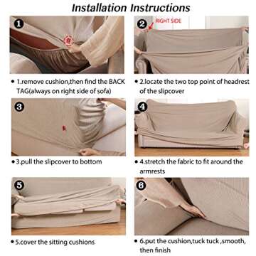 Stylish Turquoize 2 Piece Chair Covers Washable For You