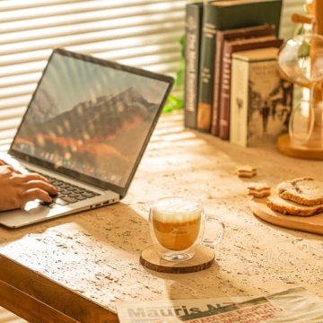 Sweese 5oz Double Wall Espresso Cups for Coffee Lovers