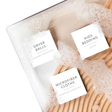 Laundry Organization Labels - 136 Stickers for Every Need