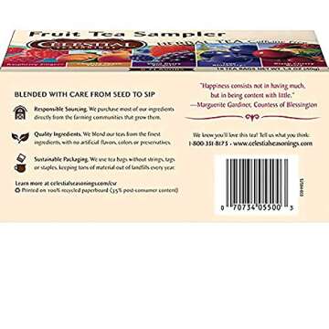 Celestial Seasonings Fruit Tea Sampler, 18 ct
