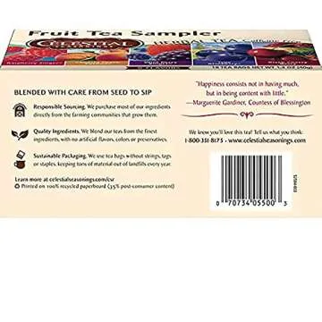 Celestial Seasonings Fruit Tea Sampler, 18 ct