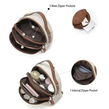 Stylish CLUCI Small Backpack for Women Travel Purse