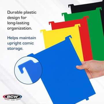 BCW Comic Bin Partitions for Organized Comic Storage