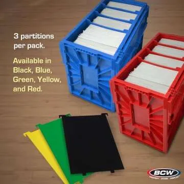 BCW Comic Bin Partitions for Organized Comic Storage