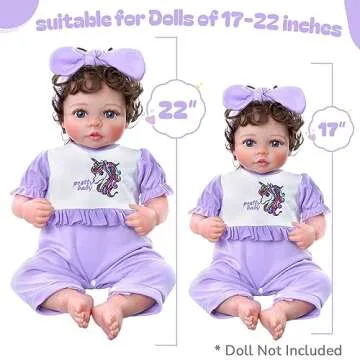 BABESIDE 8 Pcs Reborn Baby Doll Clothes with Bassinet for 17-22 Inch Baby Dolls, Baby Doll Clothes Outfit Accessories fit Newborn Baby Doll Girl