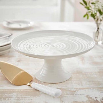 Elegant Sophie Conran Mini Cake Stand | 6.5 Inch White Display
