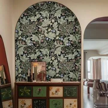 Abyssaly William Morris Floral Peel and Stick Wallpaper