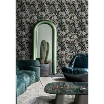 Abyssaly William Morris Floral Peel and Stick Wallpaper