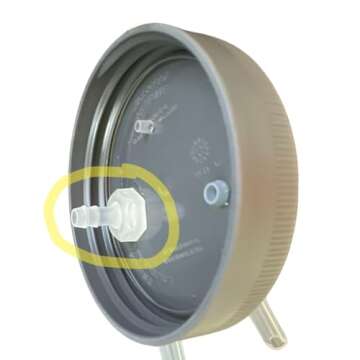 MycologyLids 1/4"" Thru-Bulk Bulkhead Hose Barb Polypropylene for 1/4"" Tubing Mycology Lids Laboratory Tube Connector Pack of 6, Clear, ML1003