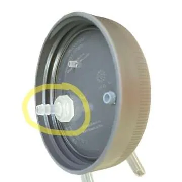 MycologyLids 1/4"" Thru-Bulk Bulkhead Hose Barb Polypropylene for 1/4"" Tubing Mycology Lids Laboratory Tube Connector Pack of 6, Clear, ML1003